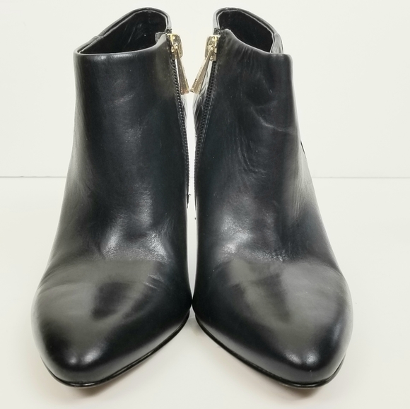 Ann Taylor Wedge Ankle Booties Zippered Sz 5.5 - Picture 4 of 5